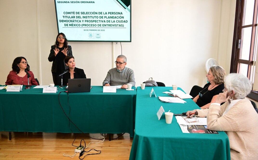 El Comité de Selección de la Persona Titular del Instituto de Planeación Democrática y Prospectiva (IPDP) de la Ciudad de México, entrevistó a las aspirantes a dirigir la institución. (Foto: especial)