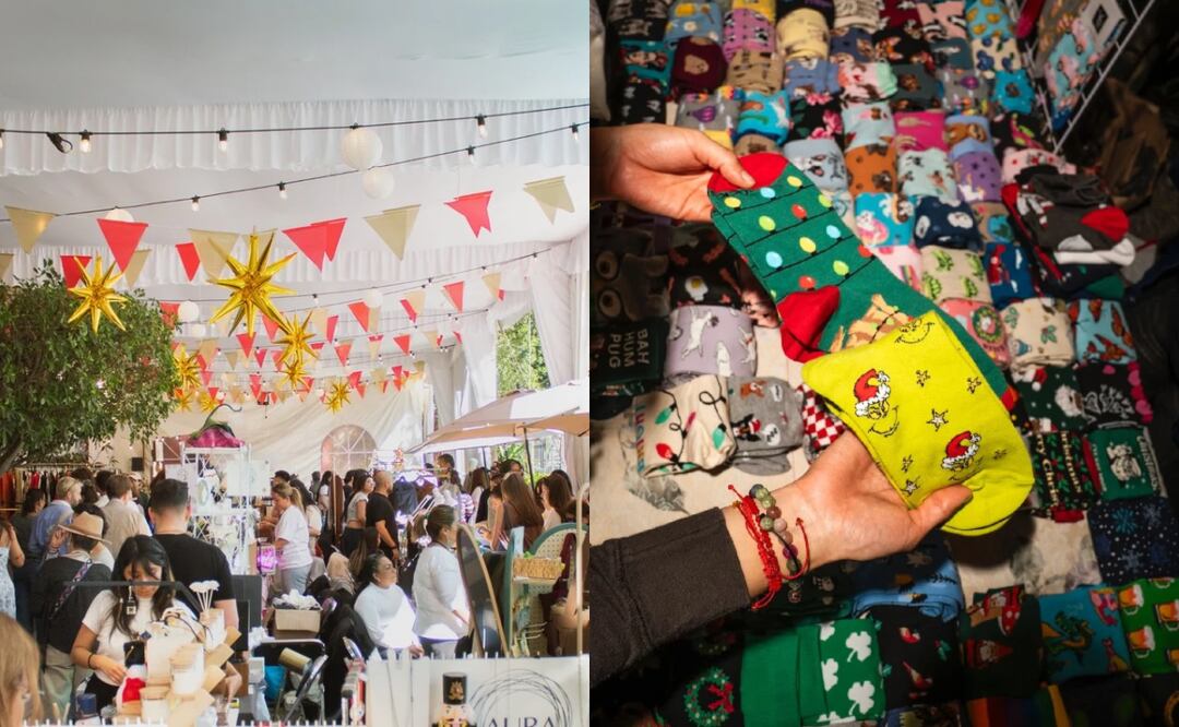 Bazares navideños en CDMX: ideas originales para regalar y apoyar al talento local esta temporada. Foto: Instagram @thefilomenamarket @solotengo100pesitos.mx