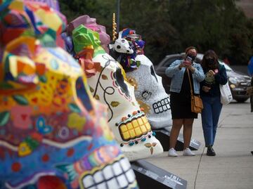 Llegan los "Fridacráneos" al Monumento a la Revolución
