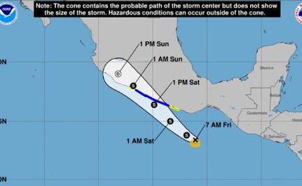 EN VIVO. Alertan lluvias torrenciales por tormenta tropical "Lester" en Guerrero y Oaxaca