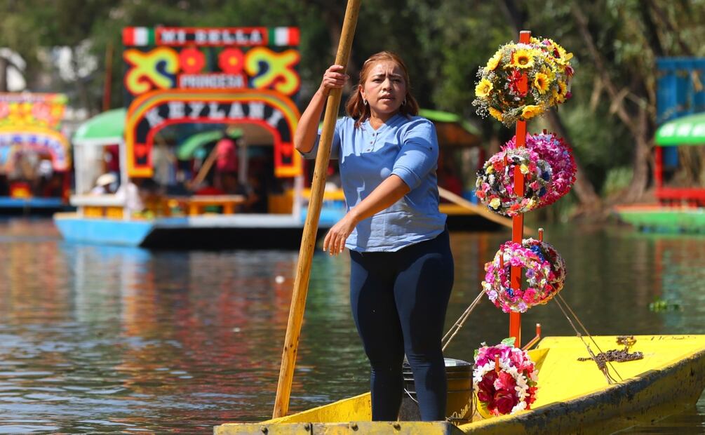 Ciudad de México 13 marzo 2025 Aspectos del embarcadero nuevo en Nativitas en la alcaldía de xochimilco. Foto: Fernanda Rojas/ El universal