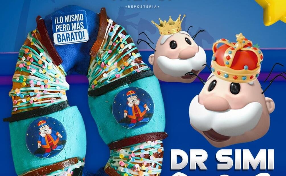 Rosca de Reyes del Dr. Simi. Foto: Ale Pei Repostería / Instagram
