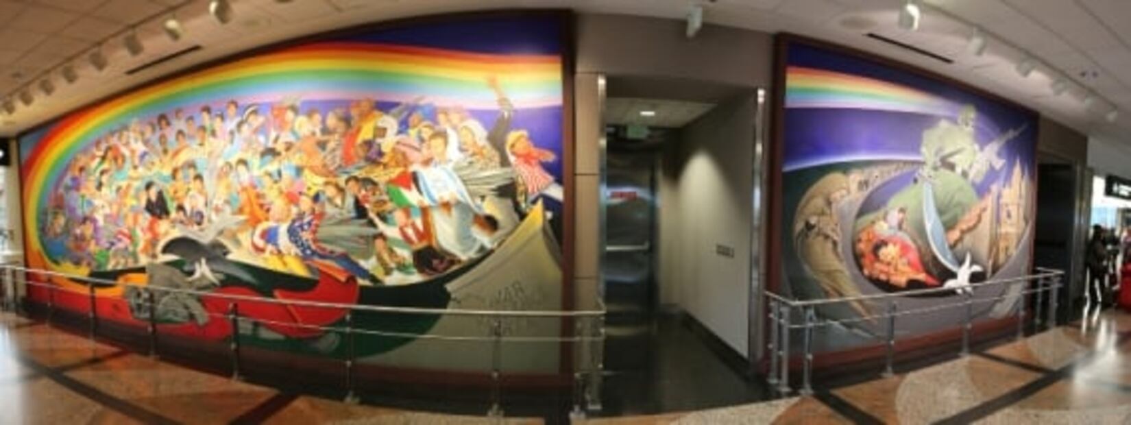 Este aeropuerto tiene "señales" del Apocalipsis y los Illuminati