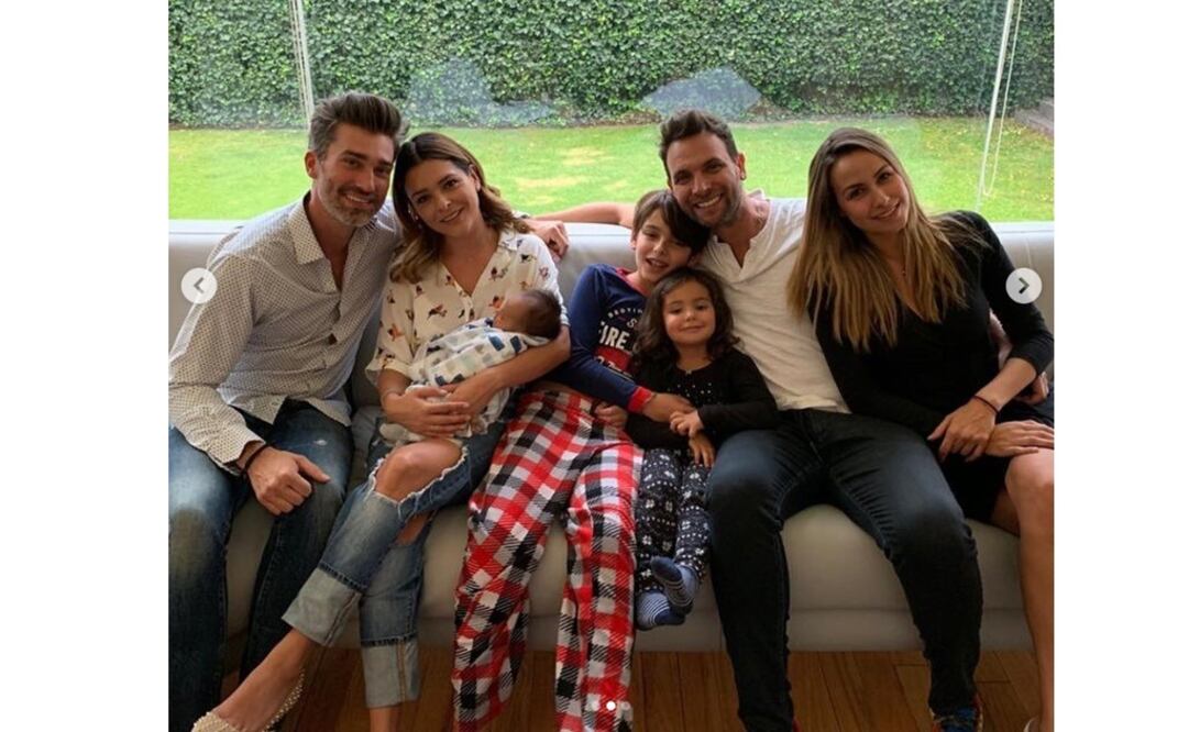 Familia de Grettel Valdez y Patricio Borghetti