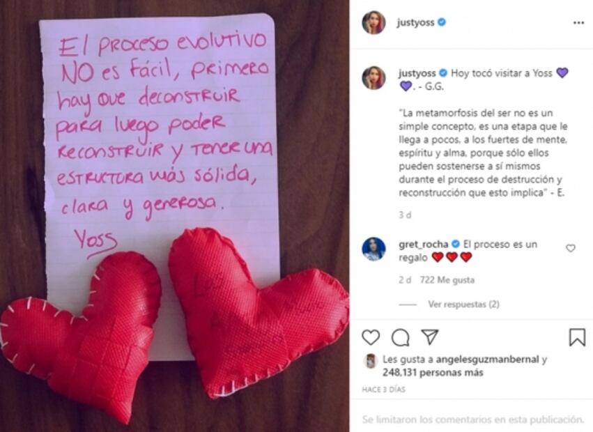 Influencers no se olvidan de YosStoP y en redes sociales le demuestran su apoyo 