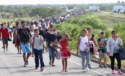 La ruta de la caravana migrante; al final pocos lo lograrán