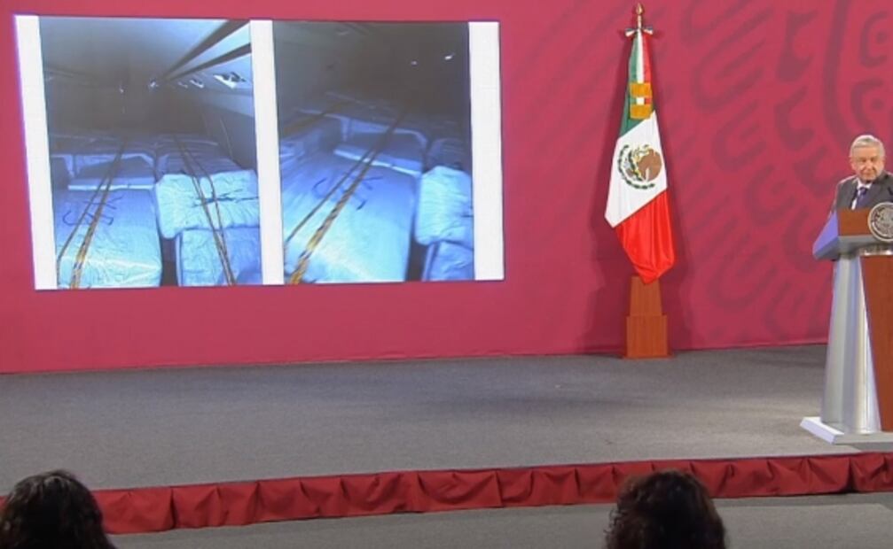 AMLO destaca decomiso de tonelada y media de cocaína tras paso de “Zeta” en Chetumal