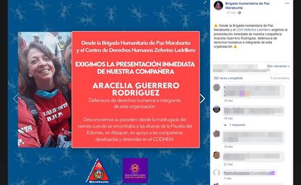 AI reporta desaparición de joven integrante de Brigada Marabunta en operativo de CODHEM