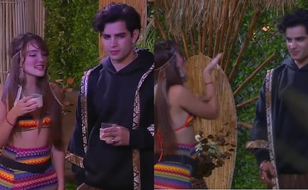 La química entre Elaine y Aaron se hizo notar en la fiesta de "La Casa de los Famosos México"