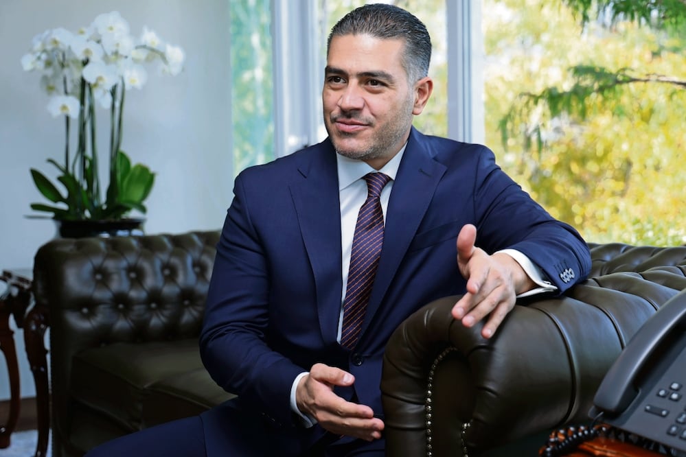 Entrevista con Omar García Harfuch  Secretario de Seguridad y Protección Ciudadana federal. Foto: Fernanda Rojas / EL UNIVERSAL