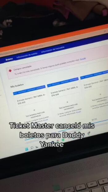 Internautas se quejan por la cancelación de boletos para ver a Daddy Yankee 