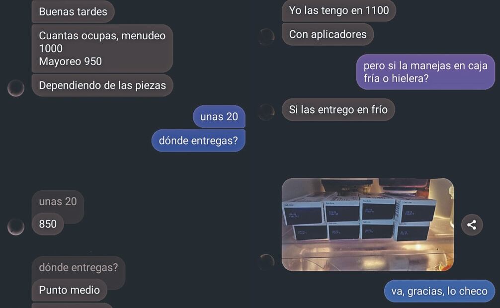 En grupos de Facebook se puede
encontrar Victoza de entre mil a
850 pesos si se compra al mayoreo. Fotos Especiales