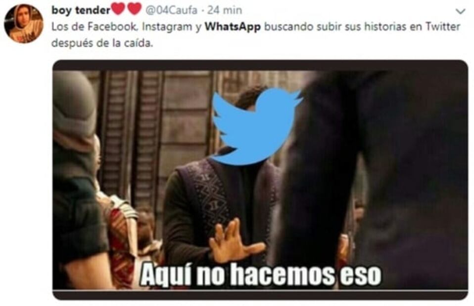 Los memes de las fallas de Facebook, Instagram y WhatsApp