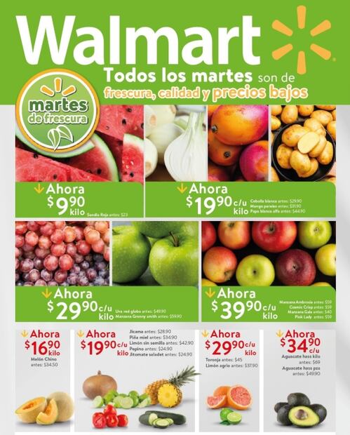 Martes de Frescura en Walmart; estas son las ofertas especiales de hoy, 19 de agosto