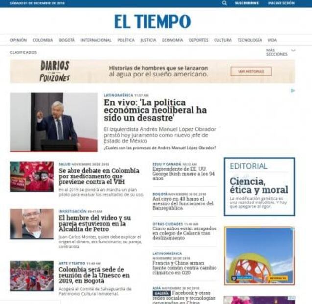 Prensa internacional destaca toma de posesión de López Obrador