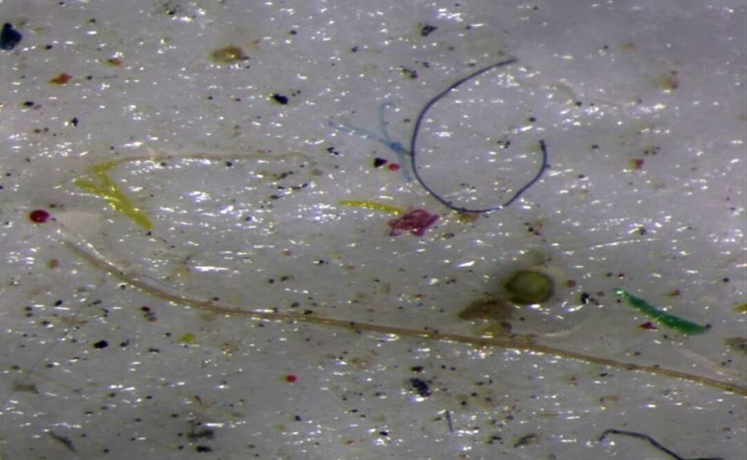 Microplastic found in ice core samples - Photo: Taken from a handout Northwest Passage Project video/Camera: Duncan Clark via REUTERS