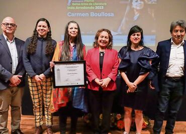 Carmen Boullosa recibió el Premio Inés Arredondo 2023