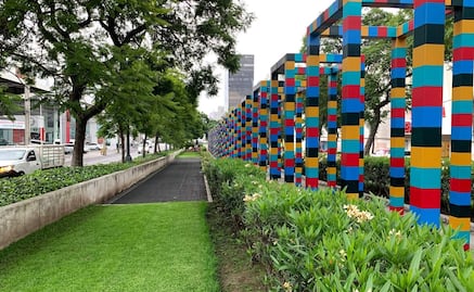 La Pérgola Ixca, la escultura más instagrameable de Vicente Rojo
