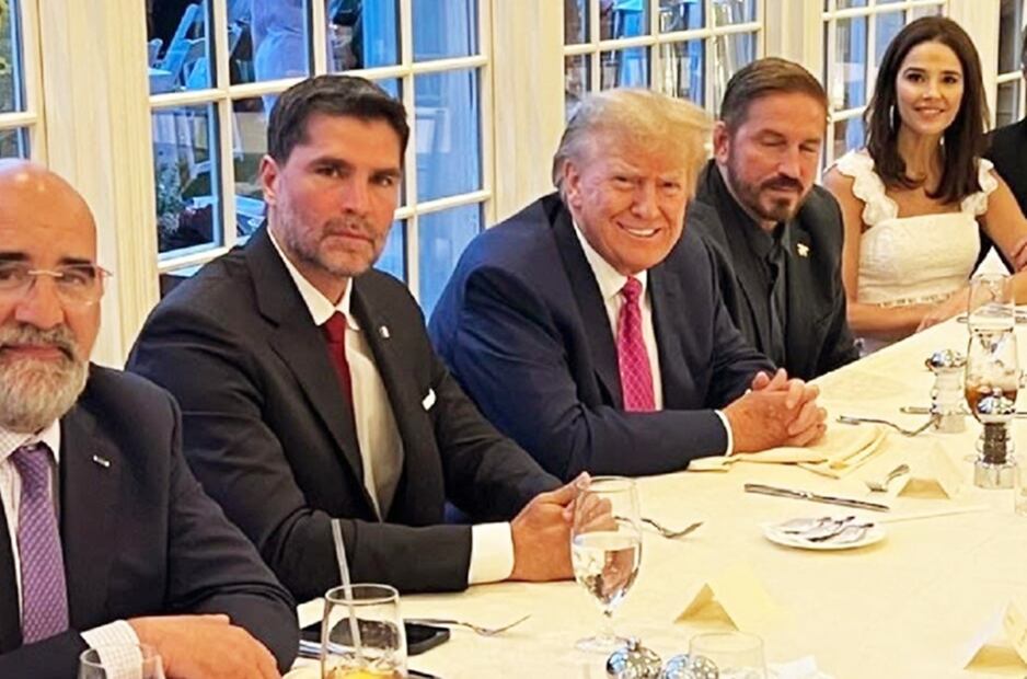 Eduardo Verastegui presentó “Sonido de libertad”, su nueva película, al expresidente de los EU.
Foto: Eduardo Verastegui, cortesía