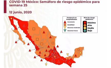 Lista: ¿qué estados están en naranja y cuáles en rojo por el Covid-19?