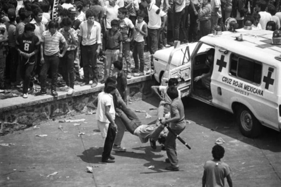 Ocho muertos y más de 70 heridos, así fue la trágica estampida en el Estadio de CU en 1985