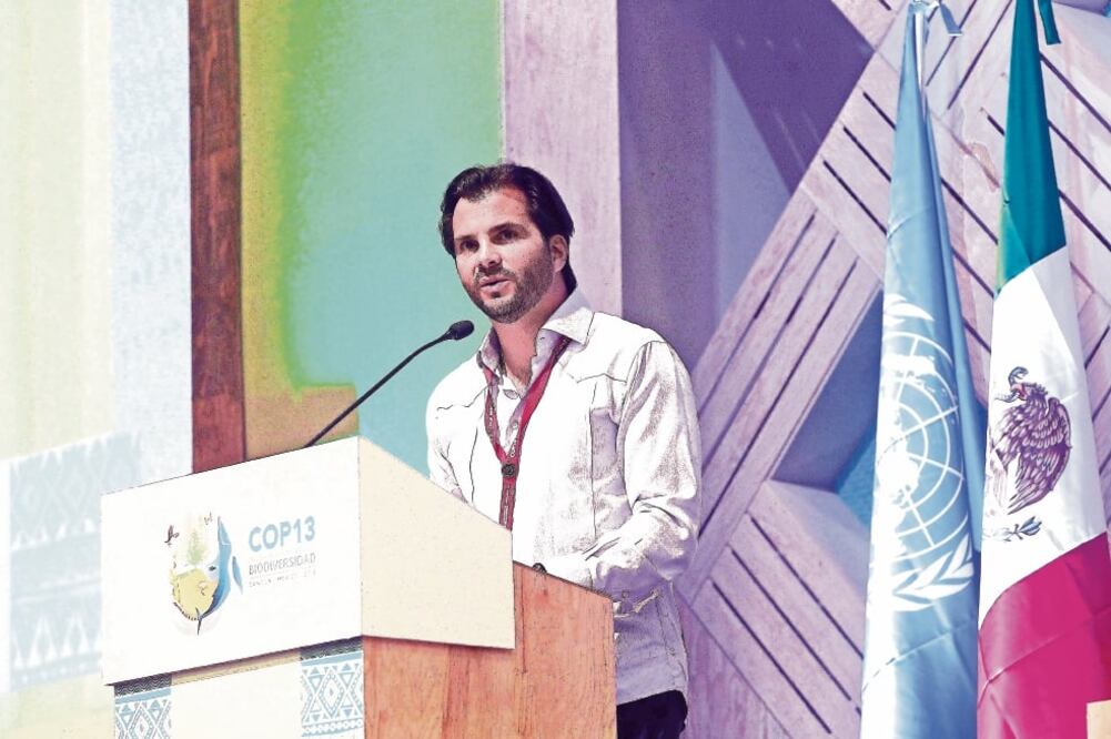 Rafael Pacchiano, titular de la Semarnat, reconoció el compromiso de los paí ses para alcanzar acuerdos en favor de la conservación de la biodiversidad (ARCHIVO EL UNIVERSAL)