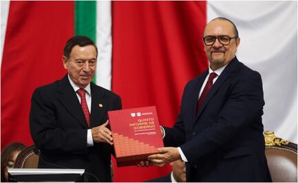 Ricardo Ruiz entrega el Quinto Informe de Gobierno de la CDMX ahora encabezado Martí Batres