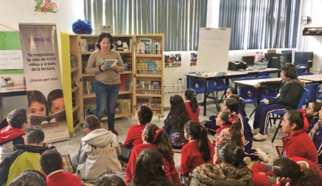 Gandhi e IBBY hacen lectura en zonas marginadas