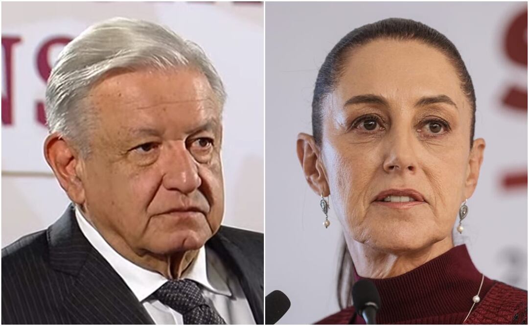 El presidente Andrés Manuel López Obrador / presidenta electa Claudia Sheinbaum. Foto: EL UNIVERSAL