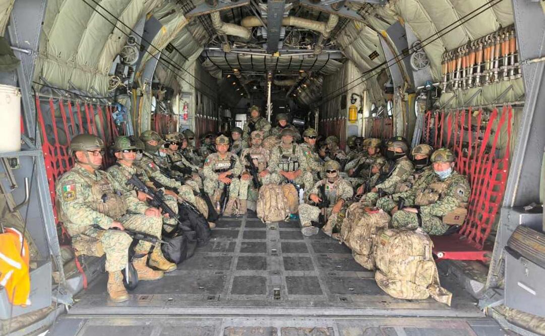 Efectivos del Cuerpo de Fuerzas Especiales refuerzan seguridad en Sinaloa. Foto: Especial.