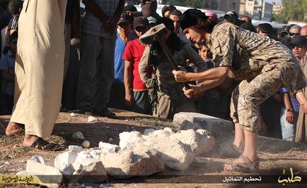 EI asegura destruir reliquias en Palmira