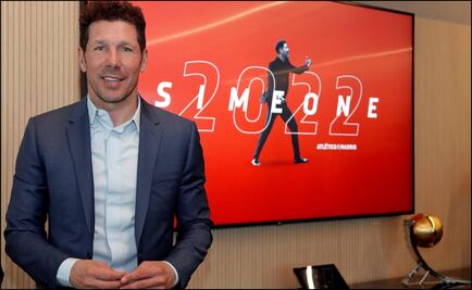 Diego Simeone renueva con el Atlético hasta 2022