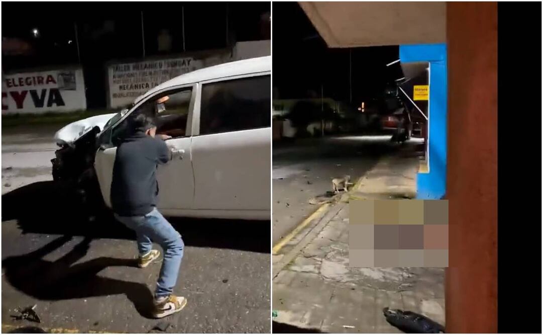 Conductor ebrio atropella a motociclista y huye. Foto: Especial