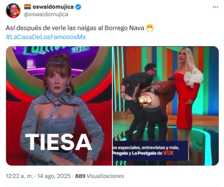 Memes de La Casa de los Famosos 2025. Foto: X