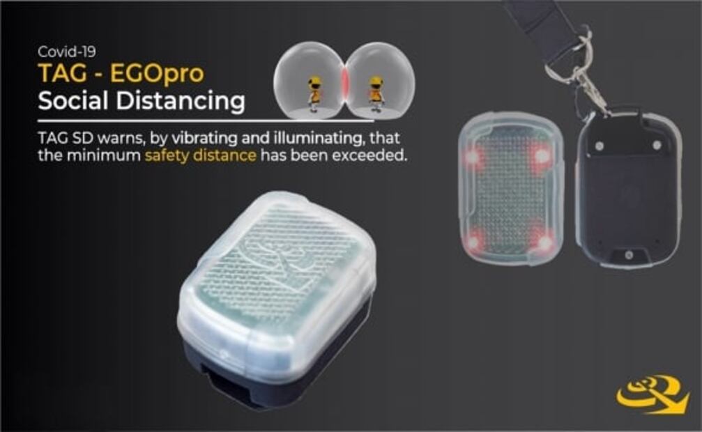 En Florencia, sensor en el cuello vibra si incumples sana distancia