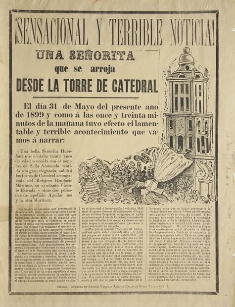 La huérfana que se suicidó en el atrio de la Catedral
