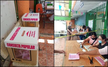 Con baja participación; así se vivió la consulta popular en los estados