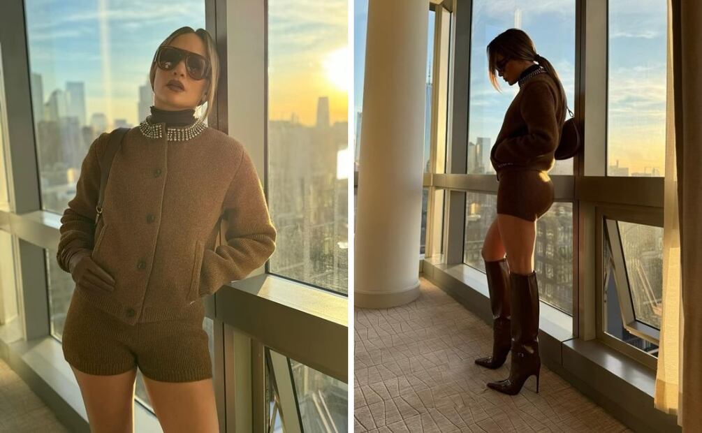 Un cárdigan puede acentuar la elegancia. Foto: Instagram @jlo @marielhaenn