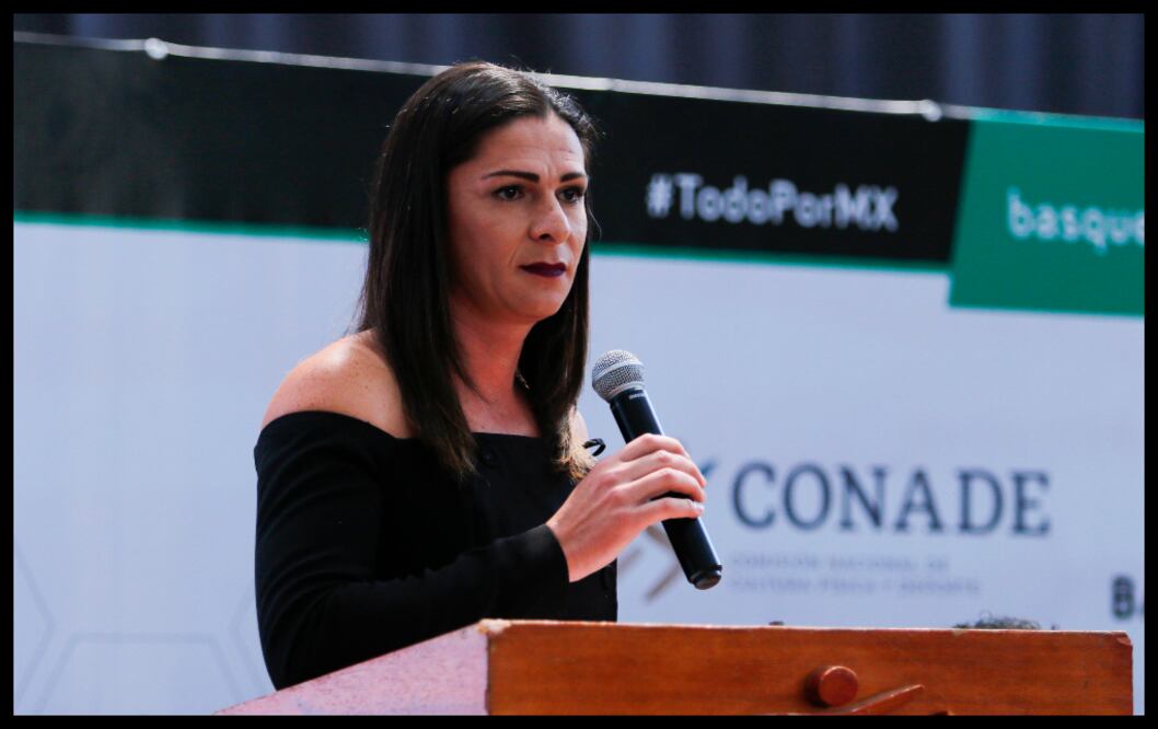 Ana Gabriela Guevara, titular de la Comisión Nacional de Cultura Física y Deporte