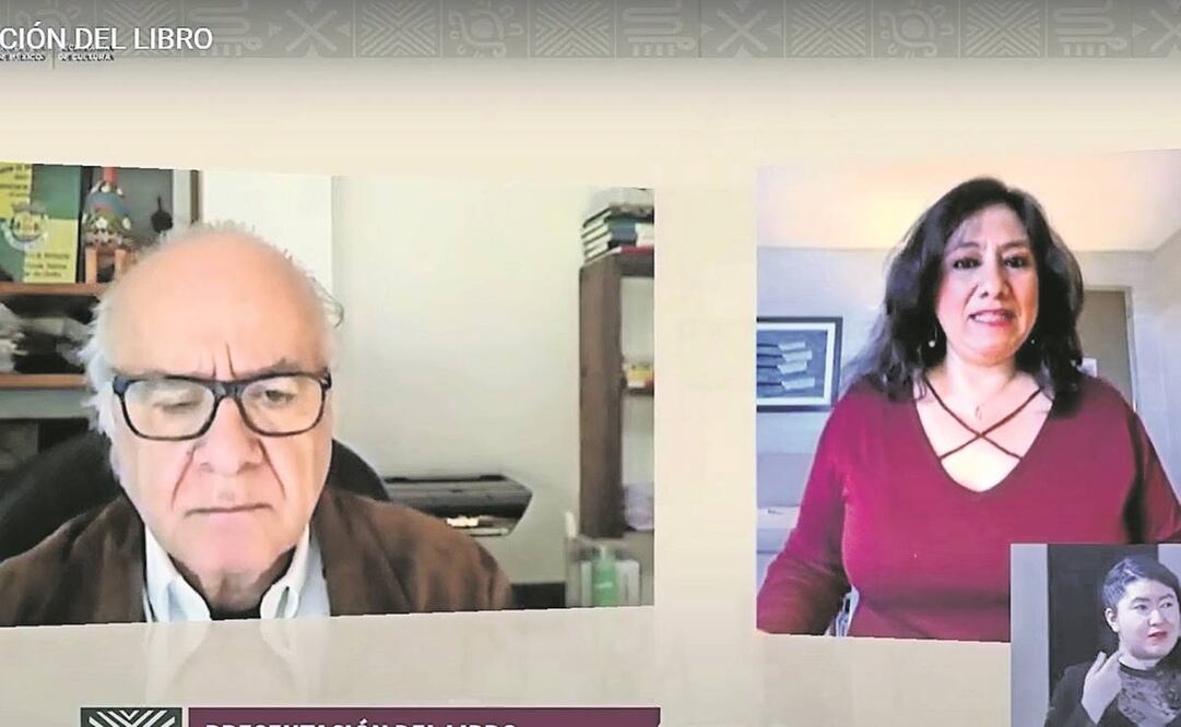 La extitular de la SFP, Irma Eréndira Sandoval, participó en la presentación de un libro del portugués Boaventura de Sousa. Foto: Captura de video.