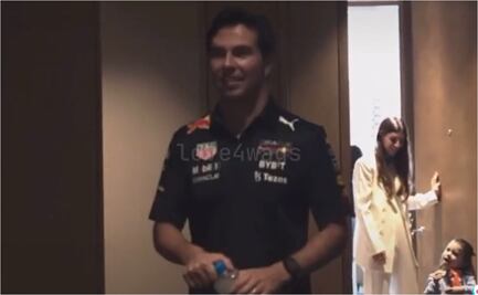 VIDEO: "No te vayas papá", el emotivo grito entre Checo Pérez y su hija