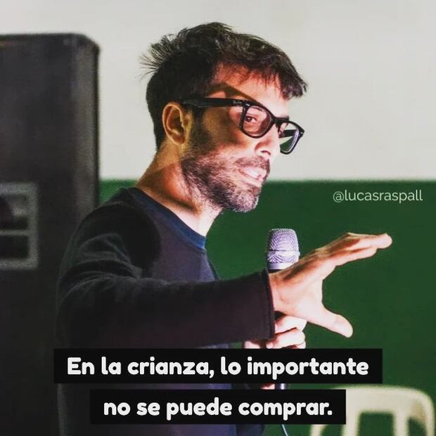 Lucas Raspall. Fuente: Instagram @lucasraspall