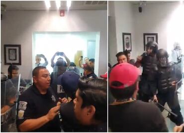 Trabajadores del Poder Judicial toman Congreso de BC para impedir votación de la Reforma; hay dos detenidos