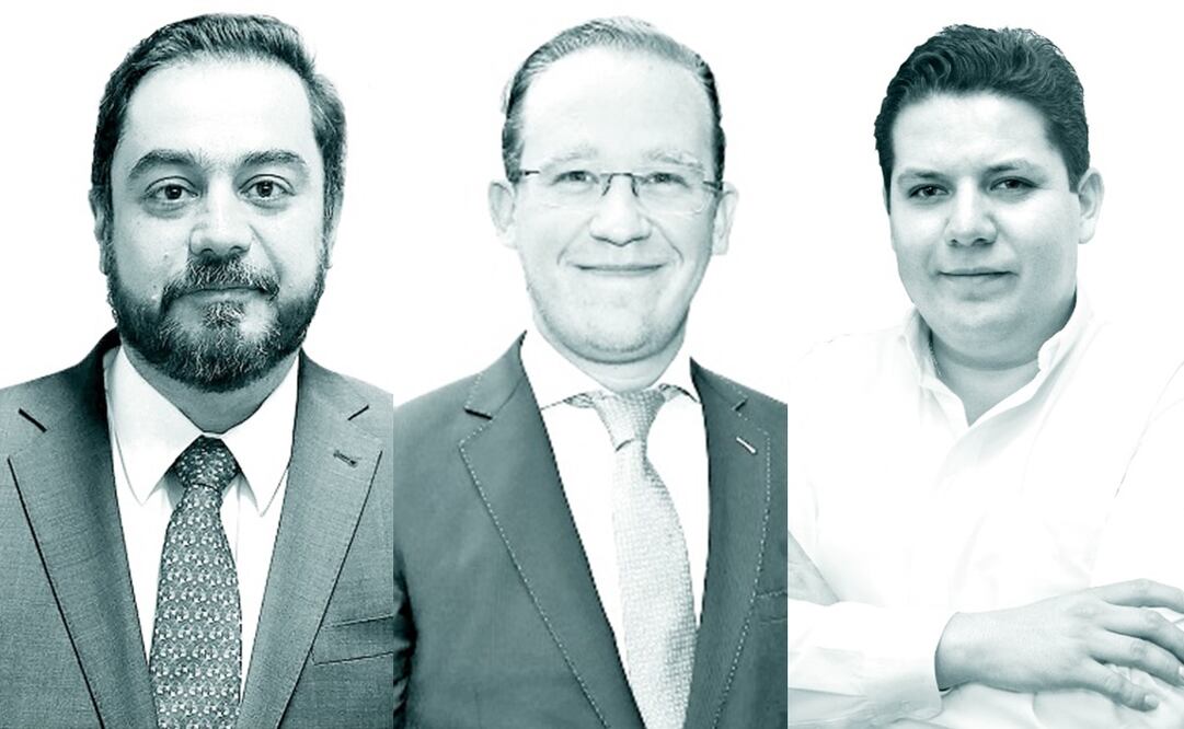 De izquierda a derecha: Vidal Llerenas, Santiago Taboada y Octavio Rivero. Fotos: Archivo. EL UNIVERSAL