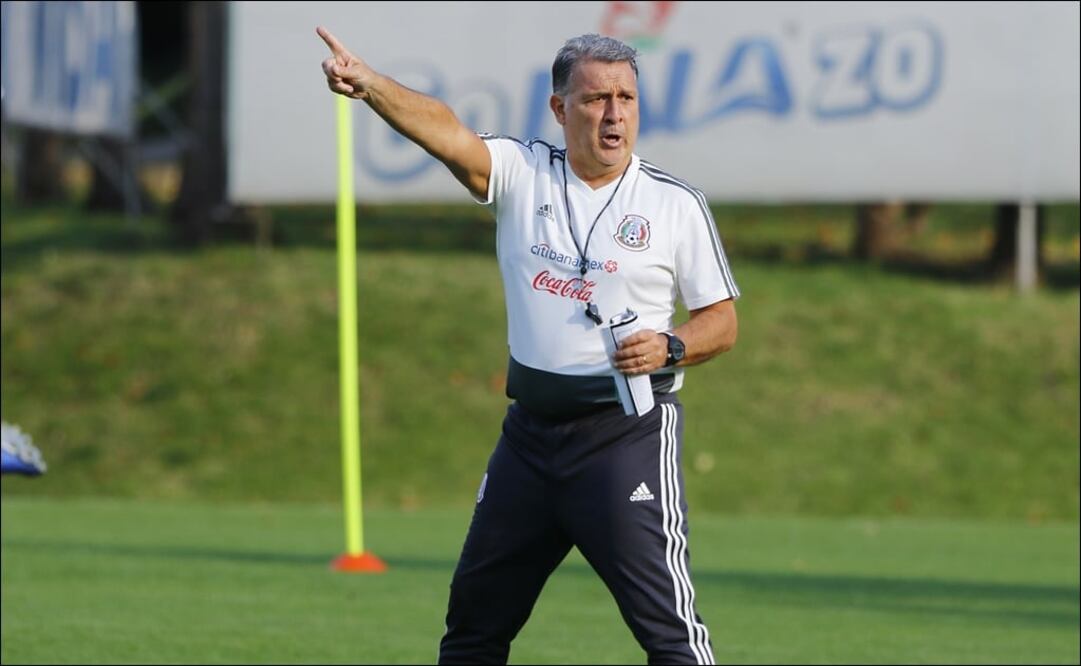GERARDO MARTINO DURANTE UN ENTRENAMIENTO DE LA SELECCIÓN NACIONAL. FOTO/IMAGO7