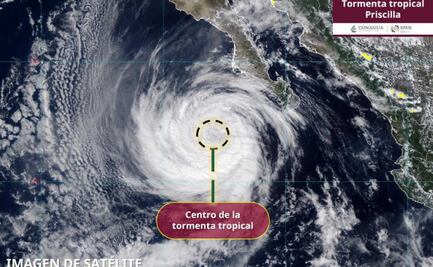 Huracán “Priscilla” provoca olas hasta 6 metros y tormentas en BCS; emiten alerta por fuertes lluvias y deslaves