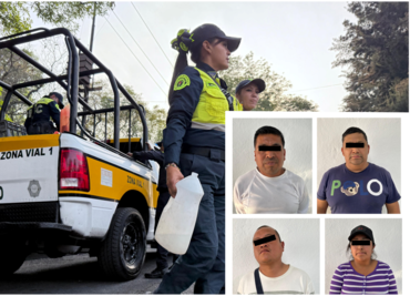 Detienen a cuatro franeleros tras dispositivo de recuperación de vialidades en la GAM