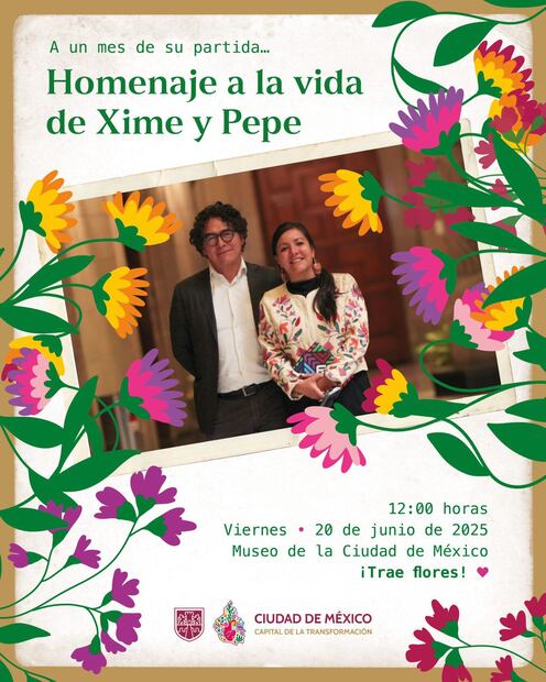 Homenaje a Ximena Guzmán y José Muñoz. Foto: Especial