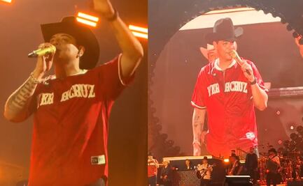 Eduin Caz se molesta con su público en Veracruz por presionarlo a cantar corridos; "No me lo vuelvan a pedir", dice