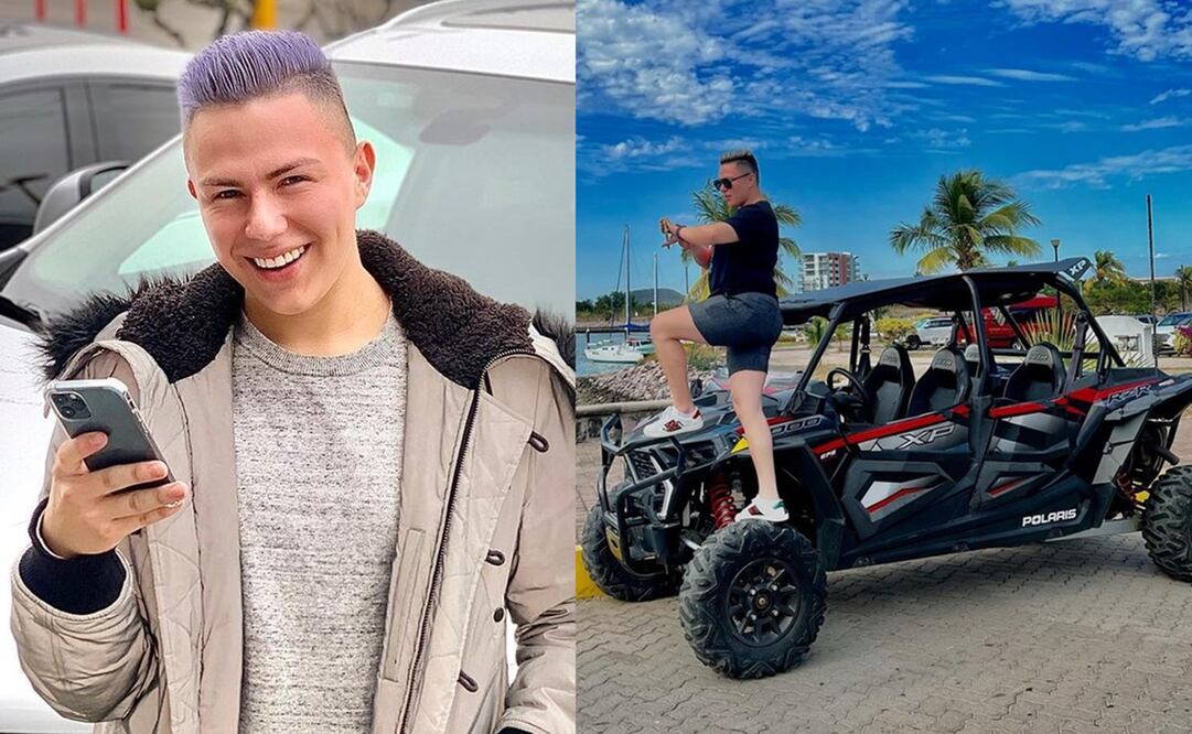 Sebastián Bautista, influencer y aficionado de los vehículos RZR. Foto: Instagram